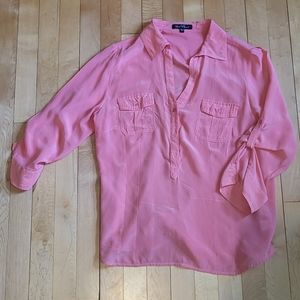 100% silk Velvet Heart blouse